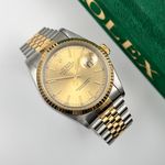 Rolex Datejust 36 16233 (2000) - Champagne dial 36 mm Gold/Steel case (1/7)