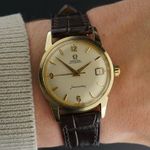 Omega Seamaster 14746 (1961) - White dial 34 mm Gold/Steel case (2/8)