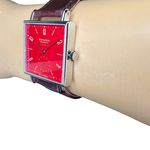 NOMOS Tetra Neomatik 421.S2 (2022) - Red dial 33 mm Steel case (5/8)