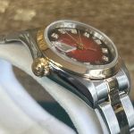 Rolex Lady-Datejust 69163 (1996) - Champagne wijzerplaat 26mm Goud/Staal (2/5)
