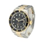 Rolex Submariner Date 16613LN (1999) - Black dial 40 mm Gold/Steel case (5/8)