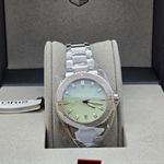 Oris Aquis Date 01 733 7770 4157-07 4 18 67FC (2024) - Groen wijzerplaat 37mm Staal (1/8)