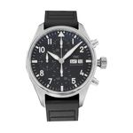 IWC Pilot Chronograph IW388116 (2025) - Zwart wijzerplaat 41mm Staal (1/2)
