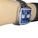 TAG Heuer Monaco CBL2111.BA0644 (2024) - Blue dial 39 mm Steel case (5/8)