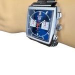 TAG Heuer Monaco CBL2111.BA0644 (2024) - Blauw wijzerplaat 39mm Staal (4/8)