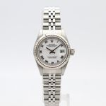 Rolex Lady-Datejust 69174 (1999) - Wit wijzerplaat 26mm Staal (1/8)