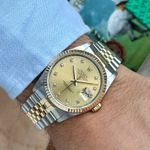 Rolex Datejust 36 16233 (1988) - Goud wijzerplaat 36mm Goud/Staal (5/8)