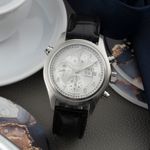 IWC Pilot Spitfire Chronograph IW371343 (Onbekend (willekeurig serienummer)) - Zilver wijzerplaat 42mm Staal (1/8)