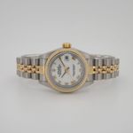 Rolex Lady-Datejust 79173 (2002) - Wit wijzerplaat 26mm Goud/Staal (3/8)