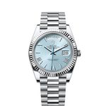 Rolex Day-Date 40 228236 (2025) - Blue dial 40 mm Platinum case (1/1)