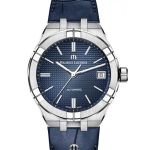 Maurice Lacroix Aikon AI6007-SS001-430-1 (2024) - Blauw wijzerplaat 39mm Staal (1/2)