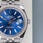 Rolex Datejust 41 126334 (2025) - Blue dial 41 mm Steel case (5/8)
