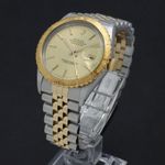 Rolex Datejust Turn-O-Graph 16253 (1976) - Champagne wijzerplaat 36mm Goud/Staal (5/7)