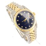 Rolex Datejust 31 68273 (1990) - Blue dial 31 mm Gold/Steel case (2/6)