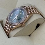 Rolex Day-Date 40 228345RBR (2024) - Groen wijzerplaat 40mm Roségoud (5/8)