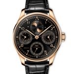 IWC Portuguese Perpetual Calendar IW503702 (2024) - Black dial 44 mm Rose Gold case (1/1)