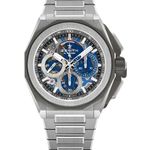 Zenith Defy 95.9100.9004/01.I001 (2025) - Zwart wijzerplaat 45mm Titanium (1/1)