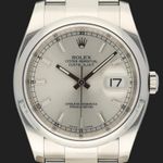 Rolex Datejust 36 116200 (2019) - Zilver wijzerplaat 36mm Staal (2/8)