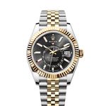 Rolex Sky-Dweller 336933 (2024) - Black dial 42 mm Gold/Steel case (1/1)