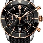 Breitling Superocean Heritage UB0156H11B1S1 (2026) - Black dial 42 mm Gold/Steel case (1/1)