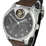 IWC Portuguese Tourbillon IW504207 (Onbekend (willekeurig serienummer)) - Grijs wijzerplaat 44mm Witgoud (1/5)