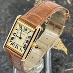 Cartier Tank Louis Cartier WGTA0342 (2025) - Silver dial 22 mm Yellow Gold case (7/8)