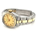 Rolex Oyster Perpetual Lady Date 6517 (1969) - Champagne dial 26 mm Gold/Steel case (5/8)