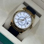 Rolex Sky-Dweller 326238 (2021) - White dial 42 mm Yellow Gold case (8/8)