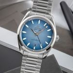 Omega Seamaster Aqua Terra 220.10.38.20.03.004 (Unknown (random serial)) - Blue dial 38 mm Steel case (3/8)