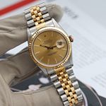 Rolex Datejust 36 16233 (Unknown (random serial)) - Champagne dial 36 mm Gold/Steel case (7/8)