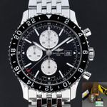 Breitling Chronoliner Y24310 (Onbekend (willekeurig serienummer)) - Zwart wijzerplaat 46mm Staal (1/6)