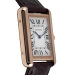 Cartier Tank Solo W5200024 (Unknown (random serial)) - Silver dial 31 mm Rose Gold case (7/8)