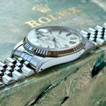 Rolex Datejust 36 16234 (1988) - Zilver wijzerplaat 36mm Staal (8/8)