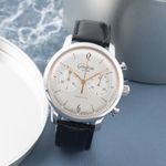 Glashütte Original Sixties Chronograph 1-39-34-03-22-04 (2022) - Silver dial 41 mm Steel case (1/8)