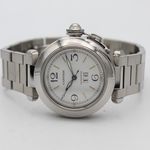 Cartier Pasha C W31044M7 (2002) - Wit wijzerplaat 35mm Staal (5/8)