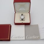 Cartier Pasha C W31044M7 (2002) - Wit wijzerplaat 35mm Staal (2/8)