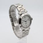 Cartier Pasha C W31044M7 (2002) - Wit wijzerplaat 35mm Staal (4/8)