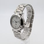 Cartier Pasha C W31044M7 (2002) - Wit wijzerplaat 35mm Staal (3/8)