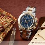 Rolex Daytona 116523 (Onbekend (willekeurig serienummer)) - Blauw wijzerplaat 40mm Goud/Staal (1/8)