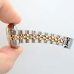 Rolex Lady-Datejust 69173 (1996) - Champagne dial 26 mm Gold/Steel case (7/7)