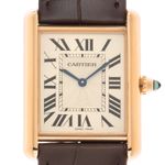 Cartier Tank Louis Cartier WGTA0011 (2025) - Silver dial 34 mm Rose Gold case (1/7)