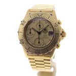 TAG Heuer Vintage 237.406 (Unknown (random serial)) - Gold dial 38 mm Steel case (3/7)