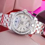 Breitling Galactic 36 A3733053/A716/194X (Unknown (random serial)) - White dial 36 mm Steel case (2/8)