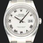 Rolex Datejust 36 126200 (2020) - Wit wijzerplaat 36mm Staal (2/8)