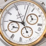 Ebel 1911 1134901 (1980) - White dial 38 mm Gold/Steel case (7/8)