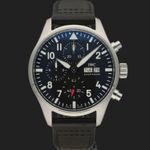 IWC Pilot Chronograph IW378001 (2022) - Zwart wijzerplaat 43mm Staal (3/8)