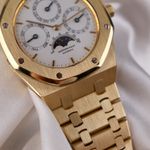 Audemars Piguet Jules Audemars 25919BC.OO.D002CR.02 (1993) - Black dial 39 mm White Gold case (8/8)