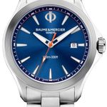 Baume & Mercier Clifton M0A10413 (2025) - Blauw wijzerplaat 42mm Staal (1/1)