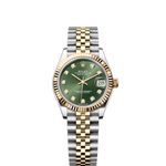 Rolex Datejust 31 278273 (2024) - Green dial 31 mm Steel case (1/8)