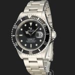 Rolex Submariner Date 16610 (1999) - Zwart wijzerplaat 40mm Staal (1/8)